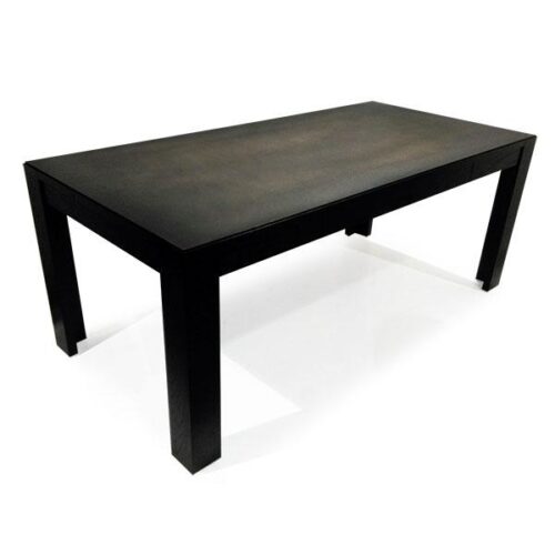 霧黑木紋長餐桌 空間的極簡力量：圖片 2