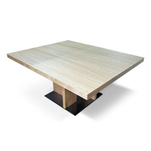 白栓木方形餐桌 聚餐溫潤焦點：圖片 2