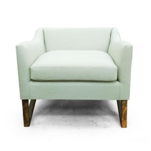 斜背胡桃實木造型腳單椅 舒適藝術空間：圖片 1