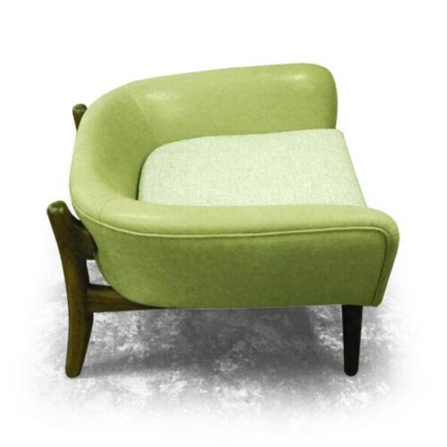 繃皮革低背胡桃腳休閒椅 舒適時尚宣言：圖片 2