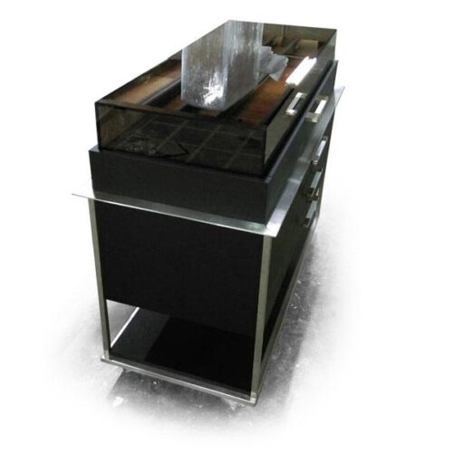 黑玻檯面飾品抽格展示櫃 飾品的專屬舞台：圖片 2