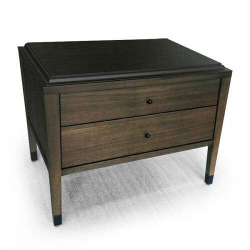 胡桃細腿方形床頭櫃 低調優雅美學：圖片 1