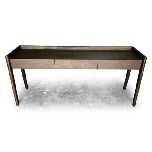 輕盈胡桃實木玄關桌 適合狹窄玄關或走道：圖片 1