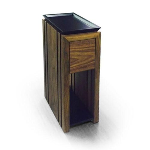 北歐胡桃豎型邊桌 玄關輕盈焦點：圖片 2