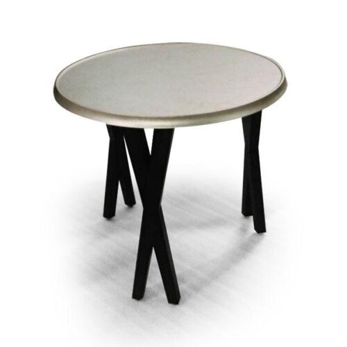 圓形金箔X腳座茶几 空間機能王：圖片 1