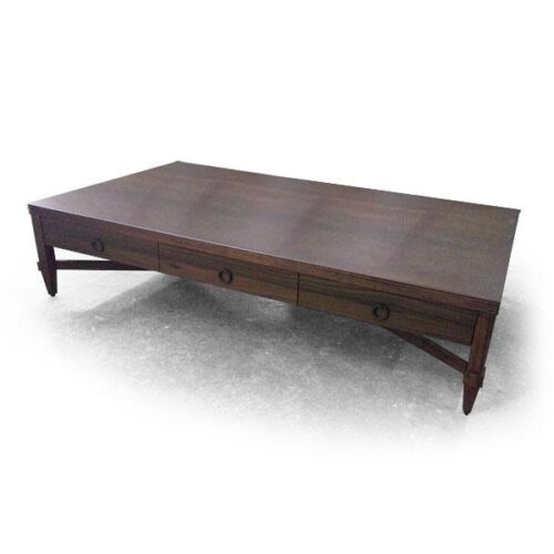 深胡桃長方形茶几 日常舒適與美感：圖片 1