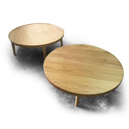 北歐橡木圓几組 自然溫潤經久耐看：圖片 1