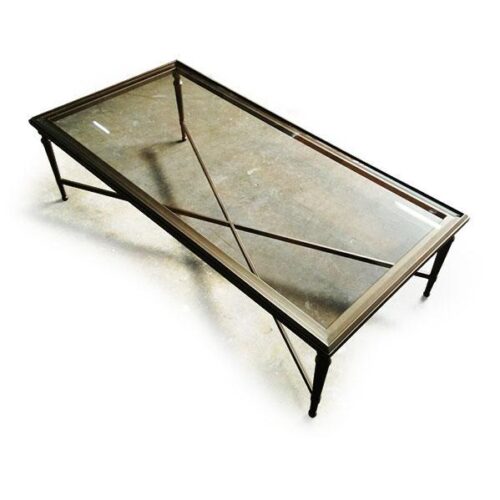 金框長形茶玻茶几 輕盈奢華空間放大魔法：圖片 2