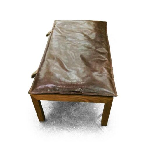 胡桃實木皮墊長椅 低調優雅質感：圖片 1