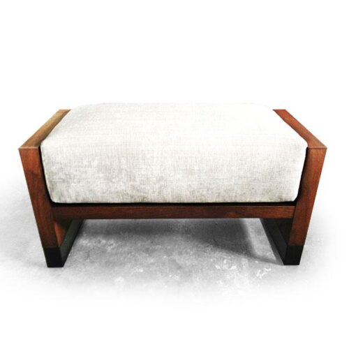 H型胡桃實木造型椅 低調優雅座凳：圖片 1