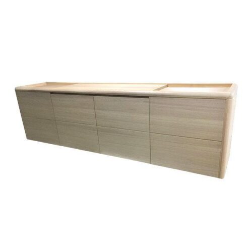 簡約橡木加長餐邊櫃 北歐清新自然感：圖片 1