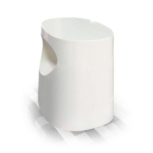 亮白現代鏤空邊几 家居輕奢美學：圖片 2