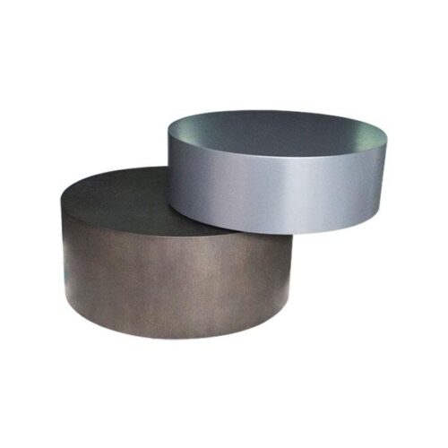 霧面雙色旋轉圓几 空間的動態藝術：圖片 1