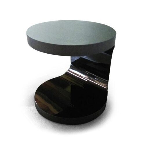 鋼烤流線木紋圓邊桌 空間瞬間升級：圖片 1