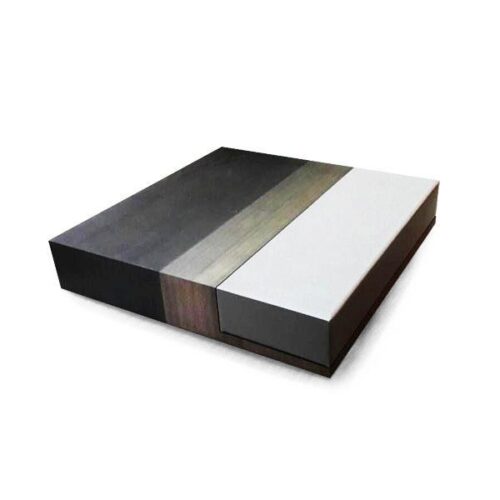 現代方形木紋三色茶几 低調奢華感：圖片 1