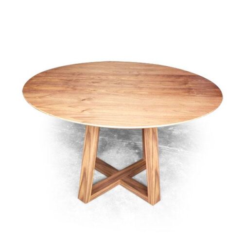 北歐十字腳圓形餐桌 擁抱北歐溫暖：圖片 1