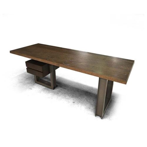 工字鋼黑鐵腳辦公桌 實用工業風：圖片 1