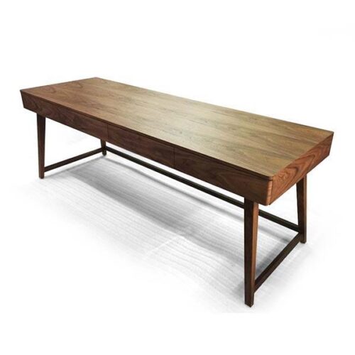 胡桃錐腳中世紀書桌 優雅輕盈時尚：圖片 1