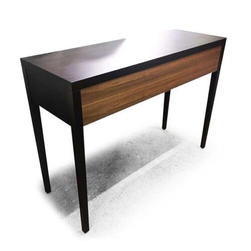 黑木胡桃抽雙色端景檯 簡約玄關邊桌：圖片 1