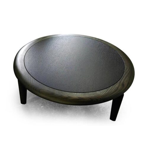 北歐圓橡實木茶几 溫潤自然藝術：圖片 1