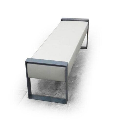 黑鐵框腳皮革座墊長椅 舒適完美入座：圖片 2