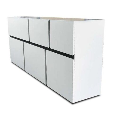 現代極簡六門邊櫃 永恆簡約美：圖片 1