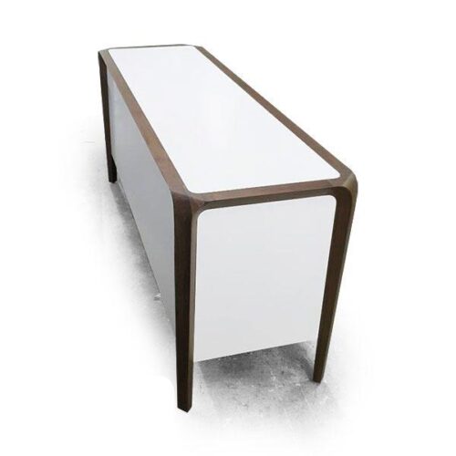 胡桃實木邊白漆邊櫃 空間輕奢美學：圖片 2