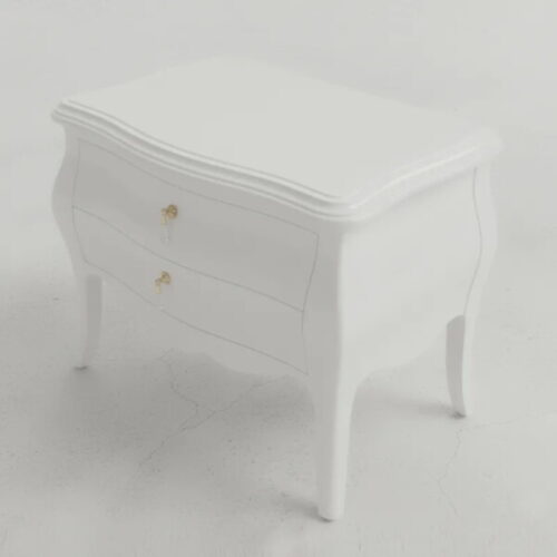 奶油雲朵法式床頭櫃 優雅輕奢好收納：圖片 1