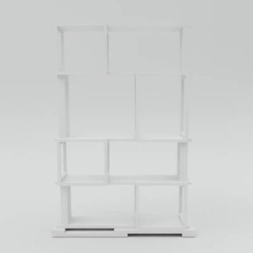 北歐映象書架 白色立體展架空間更有層次：圖片 2