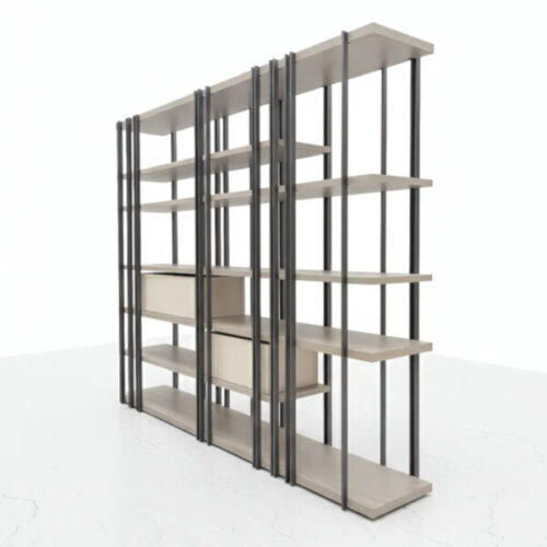 都會金屬格柵置物架 金屬格柵多層架構輕鬆陳列：圖片 1