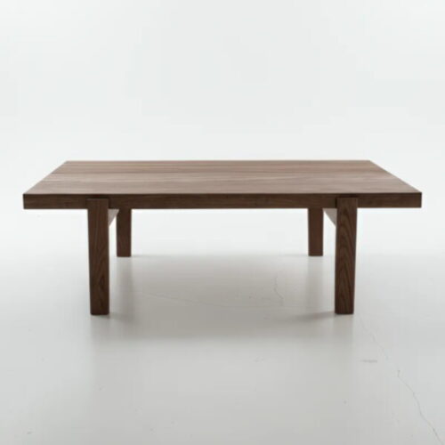 北歐風極簡實木茶几 線條比例俐落穩重：圖片 2