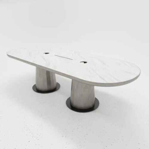 極光石面會議桌 專為決策層打造：圖片 1