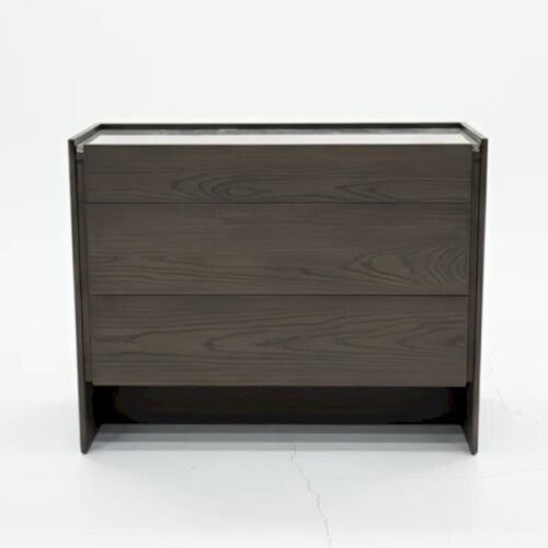 石面橡木三抽斗櫃 低調奢華的現代感：圖片 2