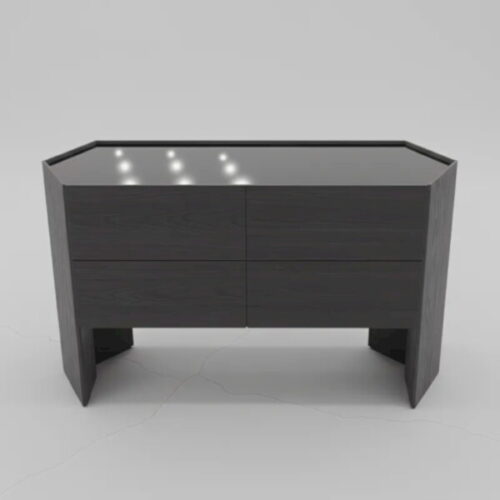 黑曜幾何四抽斗櫃 勾勒出你的收納秩序：圖片 2