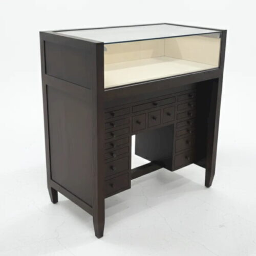 深木玻璃展示櫃 展現職人品味的精品展台：圖片 1