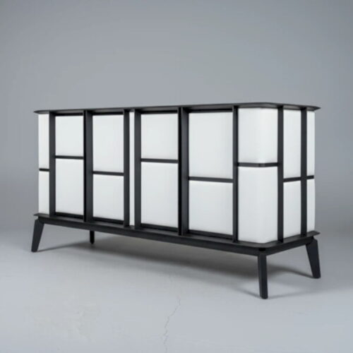 ModernBlock現代方塊邊櫃 建構黑白空間的藝術裝置：圖片 1