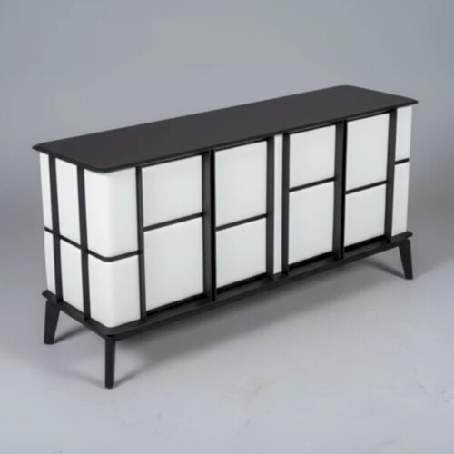 ModernBlock現代方塊邊櫃 建構黑白空間的藝術裝置：圖片 2