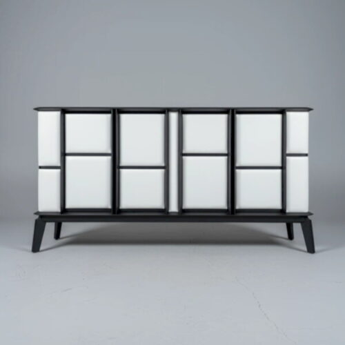 ModernBlock現代方塊邊櫃 建構黑白空間的藝術裝置：圖片 3