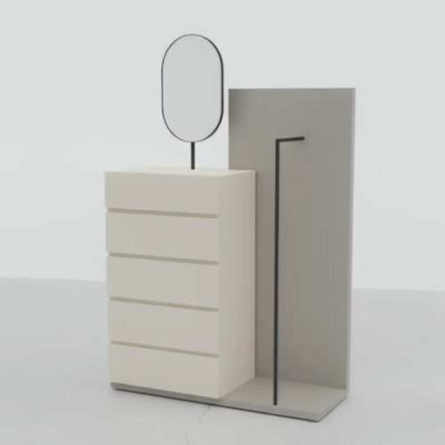 小坪數設計師款更衣櫃 梳妝收納掛衣三合一：圖片 1