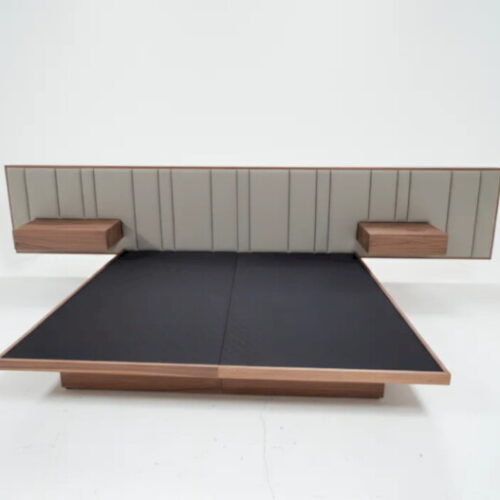 加大壁掛床頭片床架 懸浮式壁掛床頭櫃：圖片 2