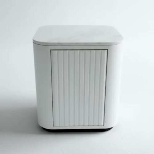 雲石方語床頭櫃 一方純白點亮臥室：圖片 3