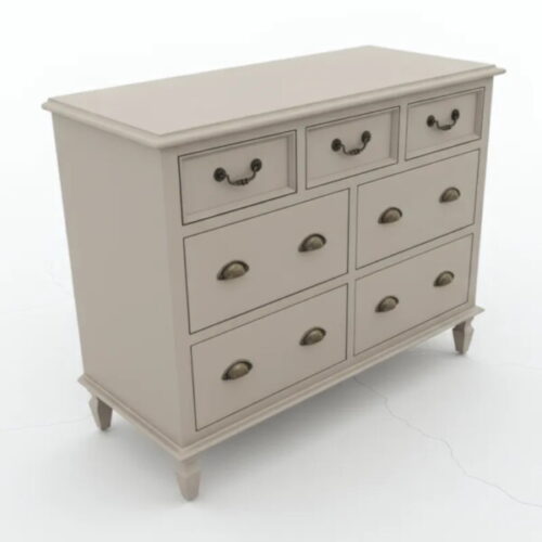 米色古銅法式置物櫃 優雅收納的魅力：圖片 1