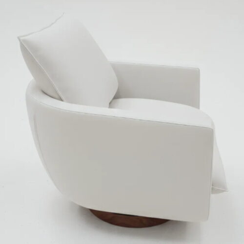 米白旋轉桶形休閒椅 米白美學入座：圖片 2