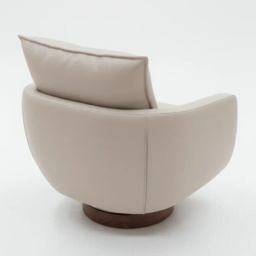 米白旋轉桶形休閒椅 米白美學入座：圖片 3