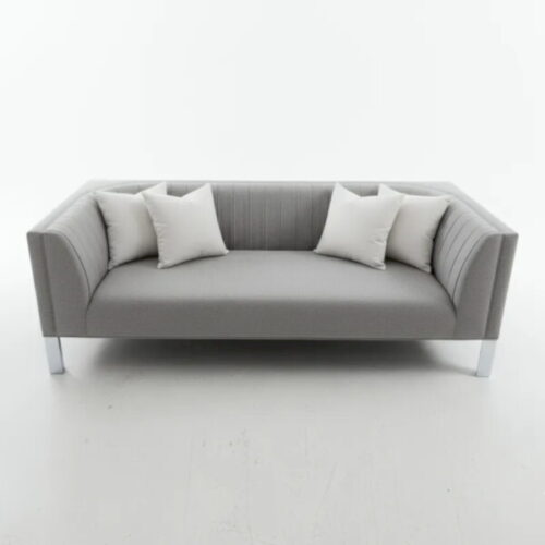 北歐弧背霧灰沙發 讓客廳瞬間升級：圖片 2