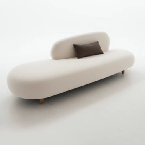 白雲流線現代沙發 藝術家專屬休憩區：圖片 1