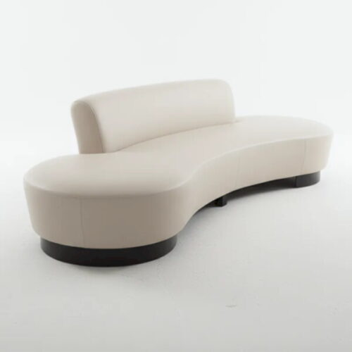 藝術月形開放式沙發 客廳的藝術弧線:圖片 1