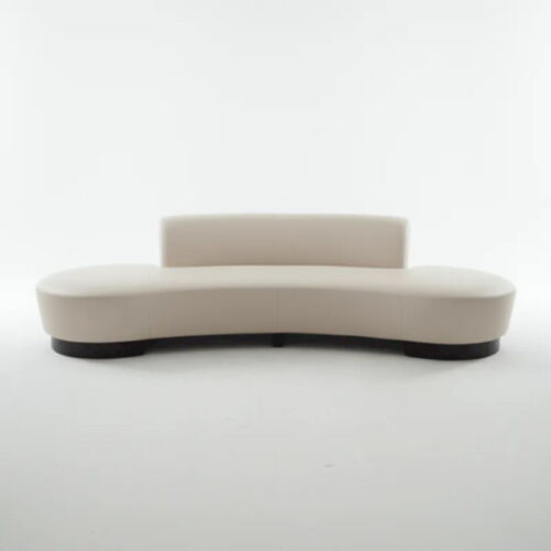 藝術月形開放式沙發 客廳的藝術弧線:圖片 3