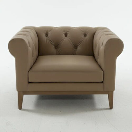 菱形拉扣經典紳士沙發 貴氣奢華焦點：圖片 2