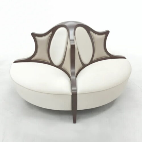 新古典中島圓形沙發 飯店級迎賓氛圍:圖片 2